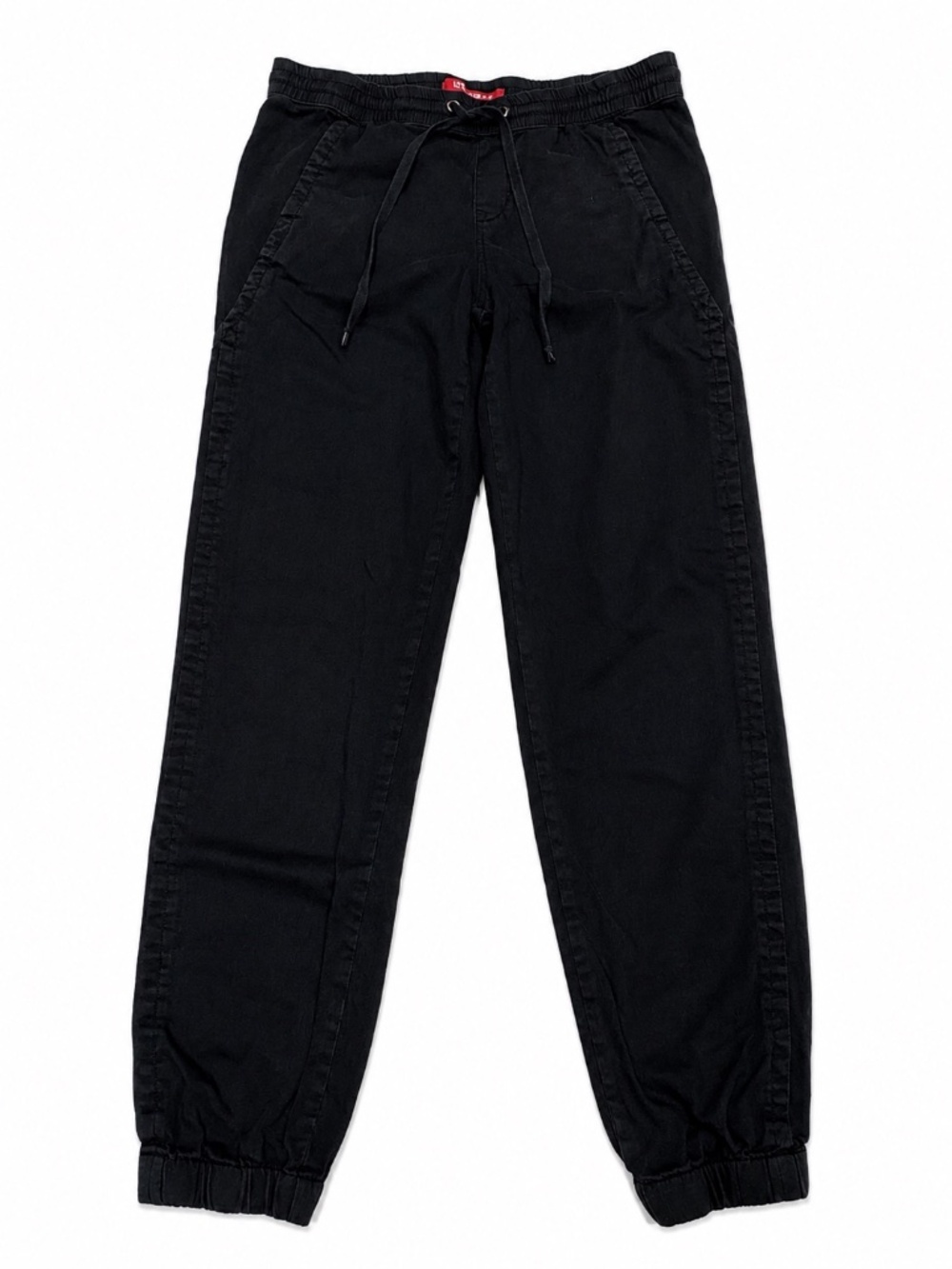 UNIONBAY Stretch Soft Sateen Jogger Pants Size Large  Black - Picture 2 of 5